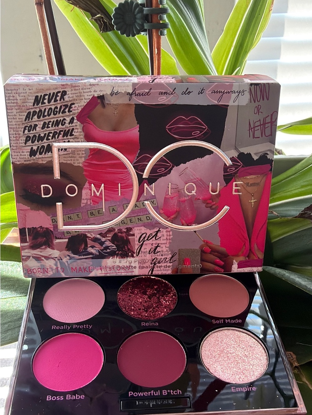 Dominique Cosmetics Pink Eyeshadow Palette – Boss Babe & Really Pretty Shades